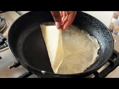 How to Make Spring rolls & Samosa Wraps/Sheets