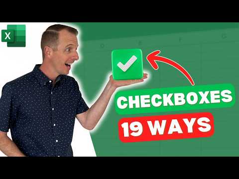 19 Ways to Use Excel’s NEW Checkboxes Feature