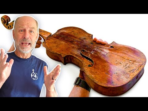 I Review Broken 1840s Violin Restoration Video