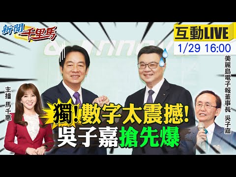 【#新聞千里馬LIVE】獨!美麗島民調太震撼!吳子嘉搶先爆!陳菊請假請到頂 賴清德"多次拒辭"盤算?台南"換妃"埋伏筆?邱議瑩"出腳"閃賴瑞隆20260129@中天新聞CtiNews