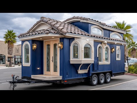 Bold Spanish Style Tiny House on Wheels | A Cozy Home That Moves