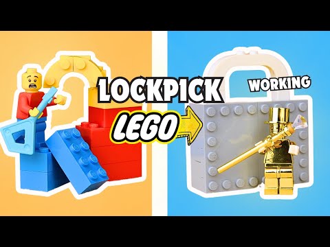 I Made 20 Functional LOCKS out of LEGO!
