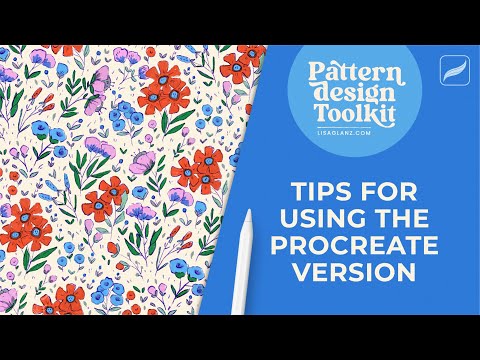 Tips for using the Procreate version of the Pattern Design Toolkit