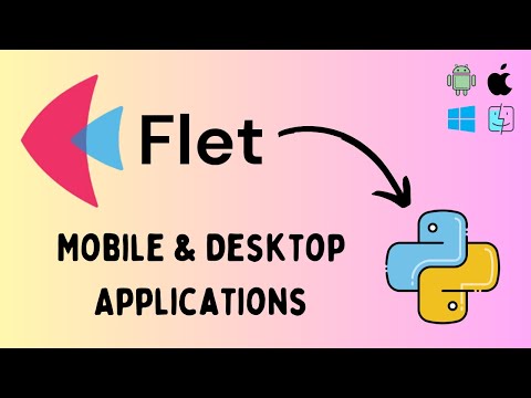 Python Flet App – Build Desktop & Mobile Apps with One Codebase (No Flutter Needed!)
