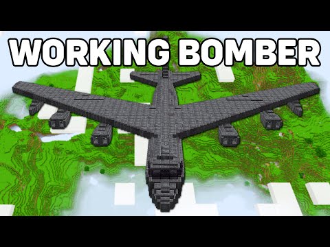 I Made a Working B-52 Bomber with Create!
