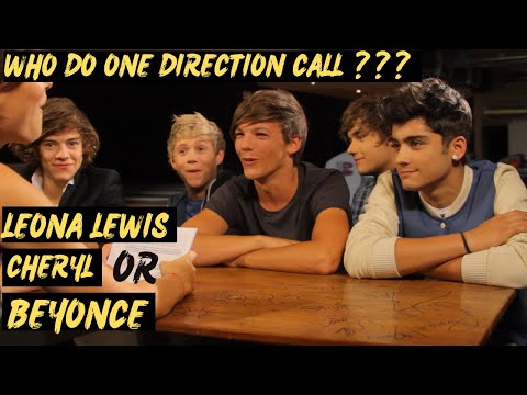 One Direction need to choose between Leona Lewis, Cheryl and Beyonce.