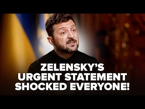 ⚡️ZELENSKY Makes URGENT Statements! Listen to What He Said — The Journalist Fell Silent