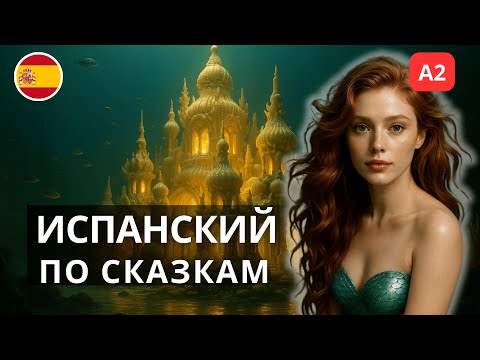 Испанский через сказки | A2 | Легкий способ учить язык с Русалочкой 🧜‍♀️