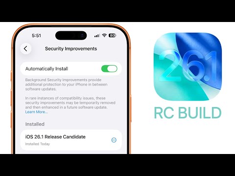 iOS 26.1 RC Released - What's New?