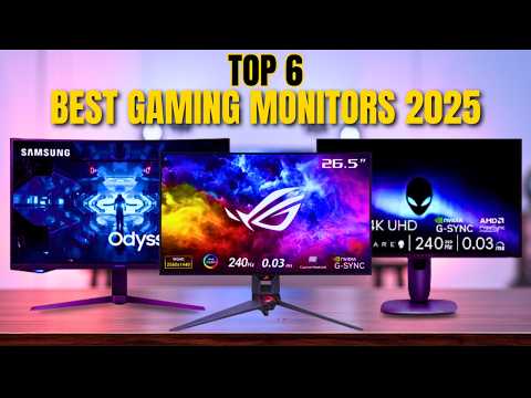 Top 6 Best Gaming Monitors of 2025 | 4K, 1080p, OLED & Ultrawide Picks for Gamers!