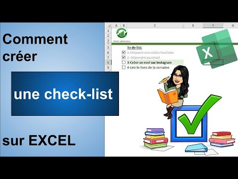 Comment créer une checklist sur excel