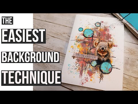 Fabulous technique to create art background