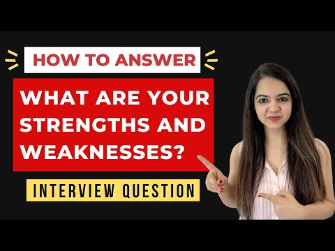 What are your Strengths & Weaknesses? |Job Interview Question & Answer for Freshers and Experienced