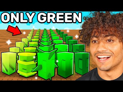 $0 To $1 Trillion Using ONLY GREEN Seeds in Grow a Garden..