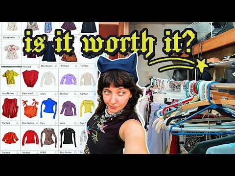 Decluttering my closet (& then digitally cataloging it) ⚡