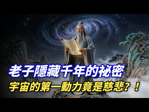 老子早就揭示：宇宙最根本的“動力”，不是“競爭”，而是“慈悲”！ #老子 #慈悲 #能量 #天道