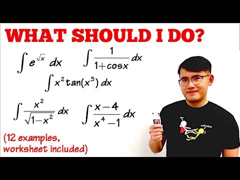 What Integration Technique Should I Use? (trig sub, u sub, DI method, partial fractions) calculus 2