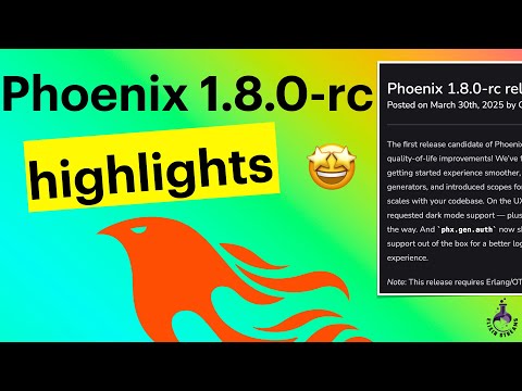 🔥Phoenix 1.8.0-rc is out! 🥳