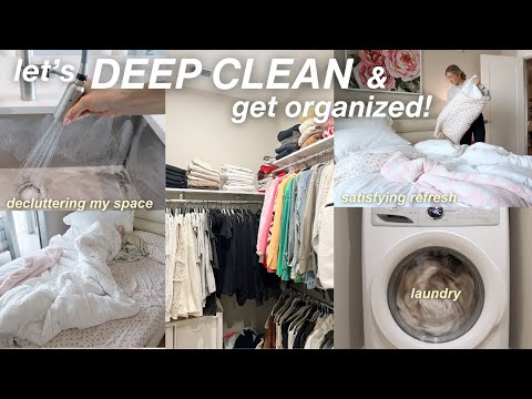 a major DEEP CLEAN + ORGANIZE MY APARTMENT with me! *a satisfying reset*