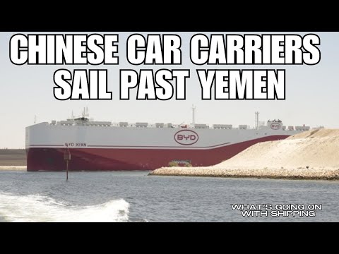 China's Largest Electric Car Manufacturer - BYD - Is Sailing Right Past the Houthi in Yemen