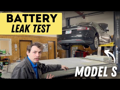Tesla Model S Battery Leak Testing! An Important Service Item For Older S and X