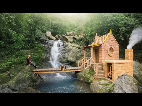 Full Time-lapse 180 Days Jungle Survival House Building Challenge. How I Overcame It?