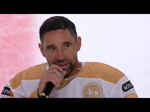 Финальная речь Даниса Зарипова на прощальном матче