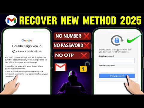 How to Recover Gmail Account without Verification Code Password And Phone Number 2025