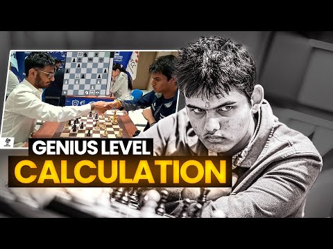 A stunning piece of calculation | Abhimanyu Mishra vs Raunak Sadhwani  | Fujairah 2025