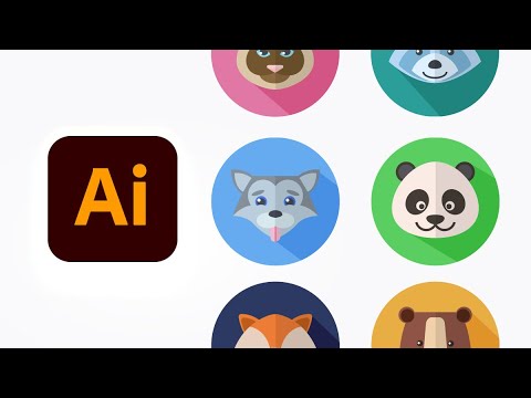 How to Create a Set of Flat Animal Icons in Adobe Illustrator