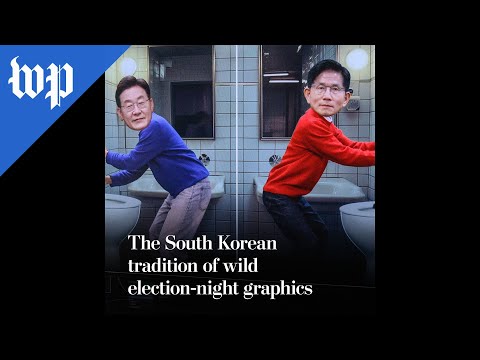 The South Korean tradition of wild election-night graphics