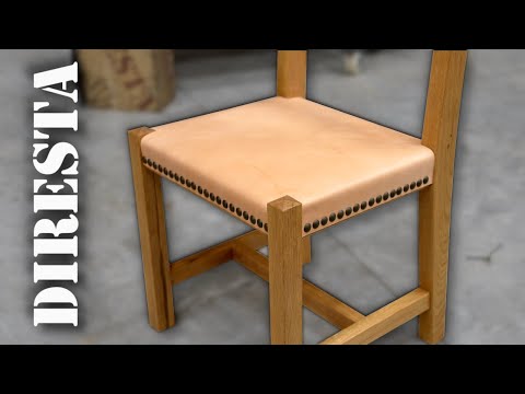 DiResta Oak & Leather Chair