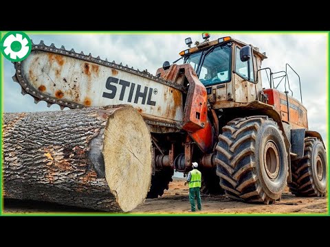 Most Big Chainsaw Cutting Tree Machines | Agriculture Technology