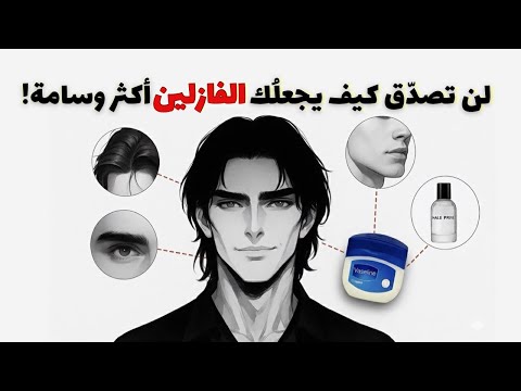 خدعة الفازلين: 7 طرق تجعل أي رجل أكثر جاذبية! | looksmaxxing