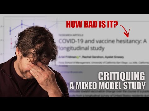 How bad is it? Critiquing a Mixed Model Study