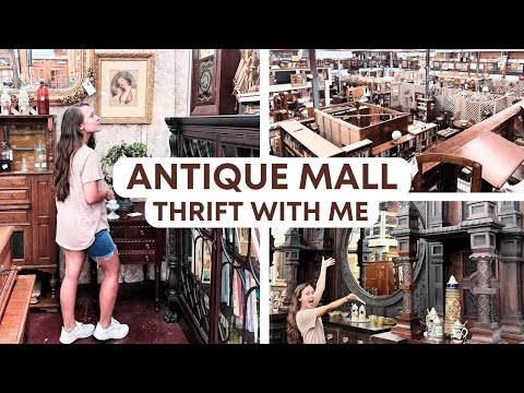 Thrift With Me at a MASSIVE Antique Mall | You Won’t Believe What I Found!