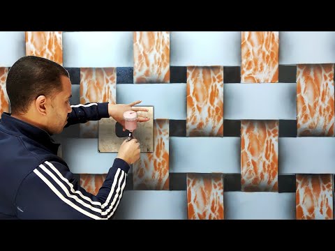 With a piece of cardboard, draw yourself the most beautiful 3D decoration