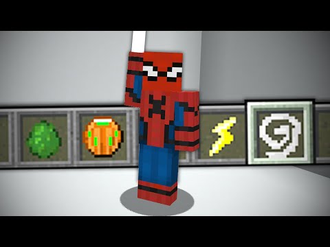 I modded a custom web shooter in minecraft