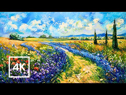 Van Gogh's Flowers: Blooming Fields inspired by Vincept van Gogh