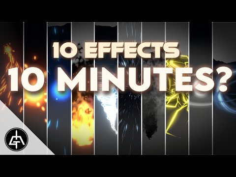 Let's make 10 GAME EFFECTS in 10 Minutes!