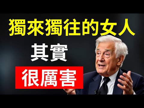 真正能夠「獨來獨往」的女人，其實很厲害，90%的人還傻傻不知道，都忽視了！