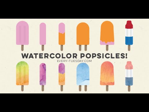 How to Create a Watercolor Popsicle in Illustrator