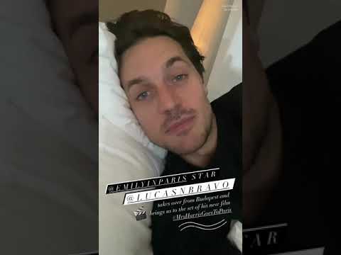 A day with Lucas Bravo