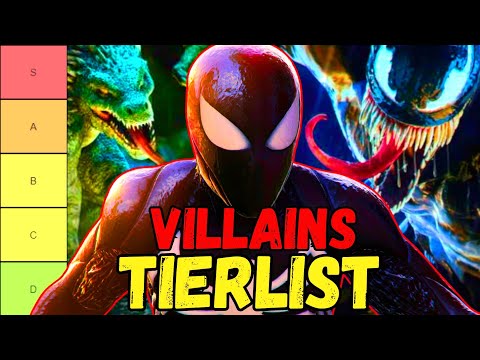 Insomniac Spider-Man Villain Tierlist