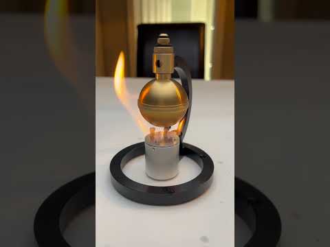 Hero engine - radial steam turbine #shorts #steamturbine #coolgadgets