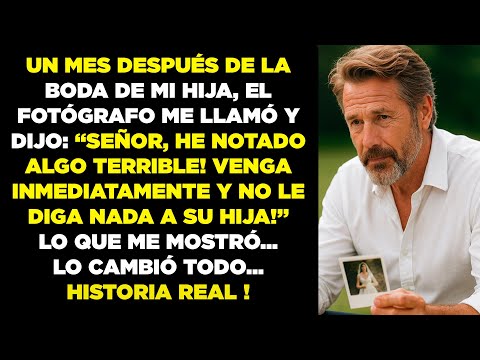 El fotógrafo me llamó y dijo que había notado algo muy perturbador en las fotos de la boda.