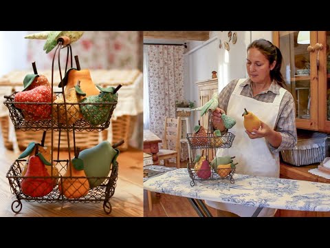 Slow Living in a Country House. Beauty in Simple Things. Sewing PEARS. Preserving Antiques