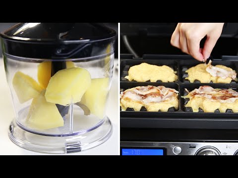 You'll LOVE these POTATO Waffles! Incredibly FAST and DELICIOUS! This recipe will SURPRISE you.