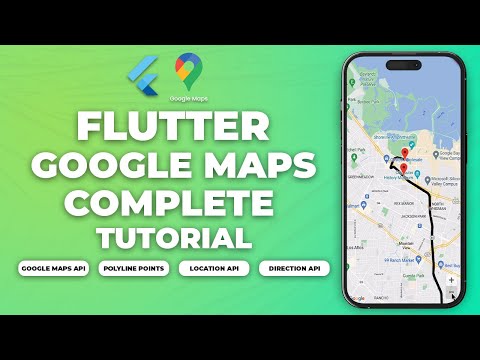 Flutter Google Maps Tutorial | Location Tracking, Maps, Markers, Polylines, Directions API