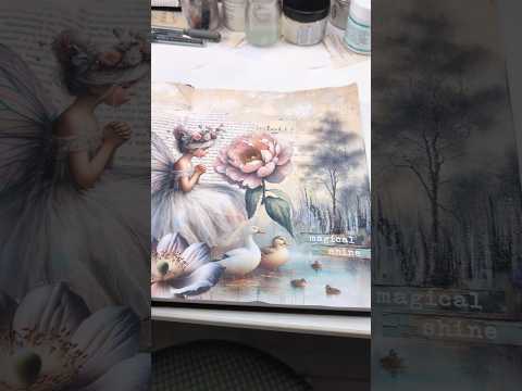 ποΈπΊ Full video tutorial on YouTube channel #art #craft #journaling #collage #diy #painting